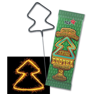 Елочка Бенгальские огни фигурные купить в Дорогобуже | dorogobuzh.salutsklad.ru